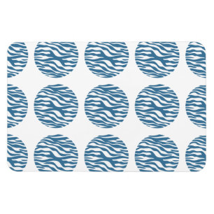 Imán premium de polka de impresión de cebra