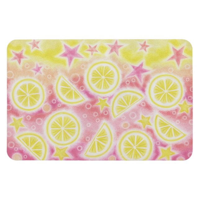 Imán premium Lemonade rosa (Horizontal)