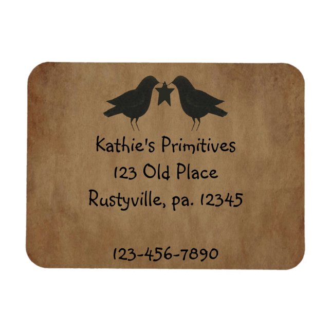 Imán Premium Primitive Crows (Horizontal)