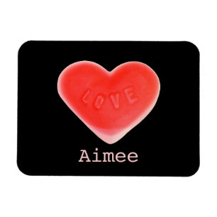 Imán premium Sweet Heart Black 'Name'