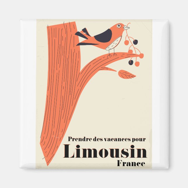 Imán Prendre des vacances pour Limousin France . (Frente)