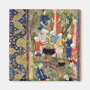 Imán Preparación de una comida