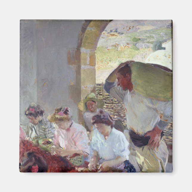 Imán Preparación de uvas secas, 1890 (Frente)