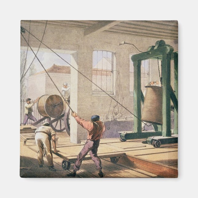 Imán Preparando el cable, de 'The Atlantic Telegraph' (Frente)