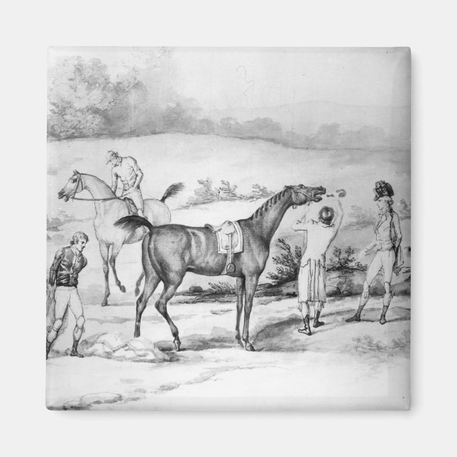 Imán Preparándose para una carrera (Frente)