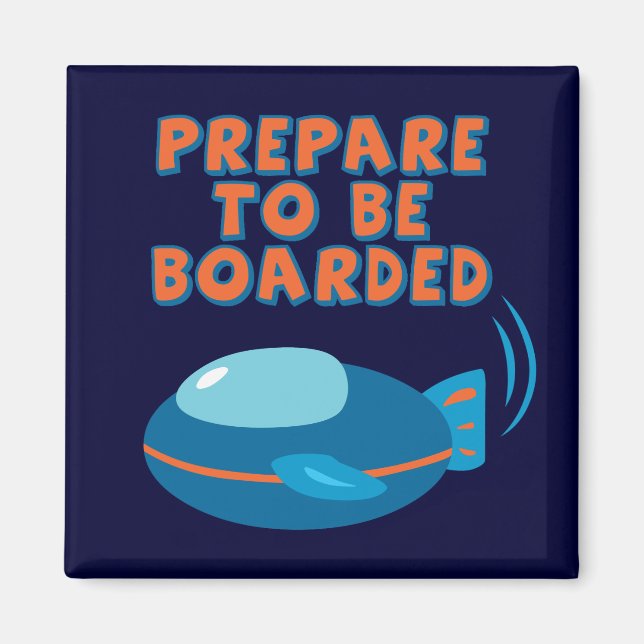 Imán Prepararse para ser abordado (Frente)