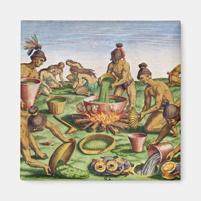 Imán Preparativos para una fiesta, de 'Brevis' (Frente)