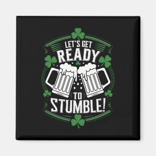 Imán Preparémonos para tropezar el gracioso Día de San 