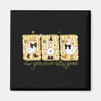 Imán Preppy New Year Same Silly Goose Coquette Bow Happ