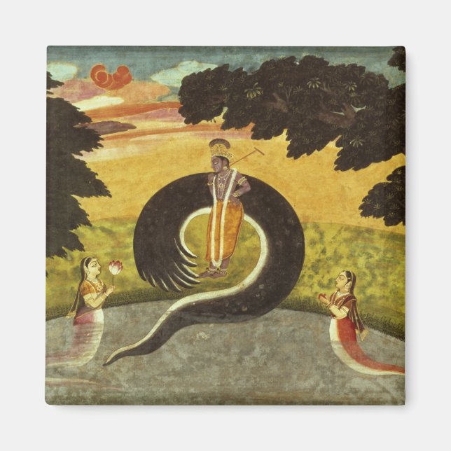 Imán Presentación de Kaliya, Basohli, Pahari (Frente)