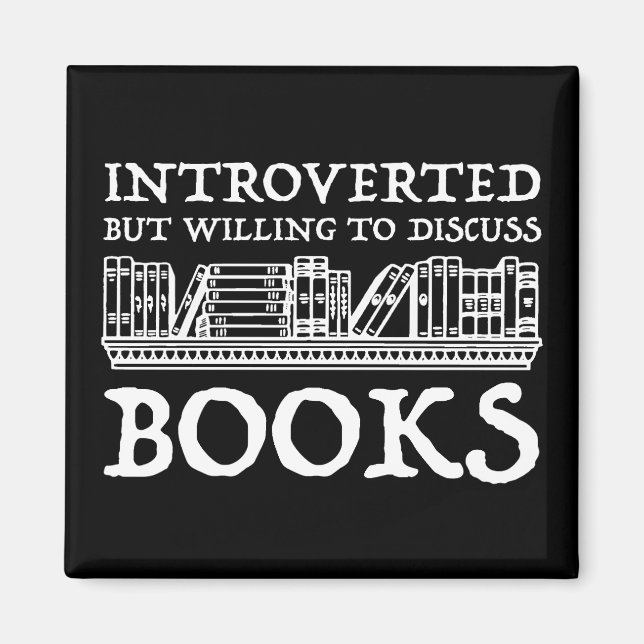 Imán Presentado pero dispuesto a discutir libros (Frente)