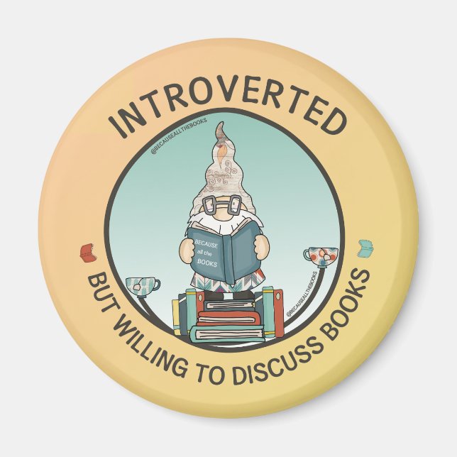 Imán Presentado pero dispuesto a discutir libros (Frente)