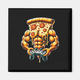 Imán Presente de Guay Bodybuilding Gamer Pizza