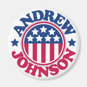 Imán Presidente Andrew Johnson de los E.E.U.U.