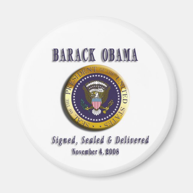 IMÁN PRESIDENTE BARACK OBAMA MAGNET (Frente)