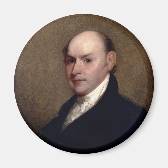 Imán Presidente de los Estados Unidos John Quincy Adams (Frente)