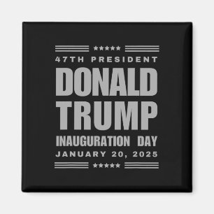 Imán Presidente Donald J. Trump Inauguración Día 2025