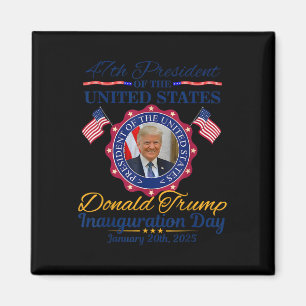 Imán Presidente Donald Trump 47 Día de Inauguración 202