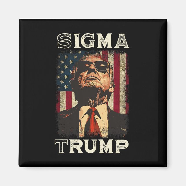 Imán Presidente Donald Trump - Sigma Trump (Frente)