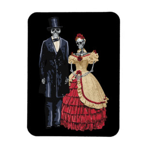 Imán Presidente Lincoln Skeleton, Halloween Skeleton