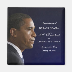 Imán Presidente Obama Inauguration Celebration Magnet