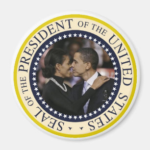 Imán Presidente Obama Keepsake Large 3"