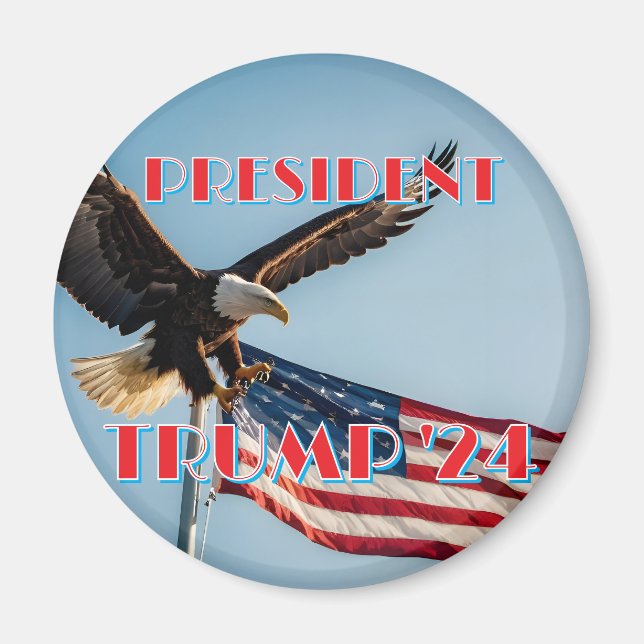 IMÁN PRESIDENTE TRUMP 2024 (Frente)