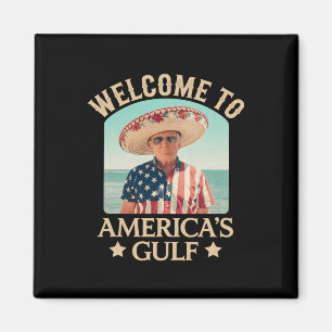 Imán Presidente Trump Bienvenido Al Golfo De México De