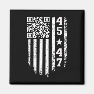 Imán Presidente Trump divertido código QR 4547 Trump ba
