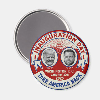 Imán Presidente Trump JD Vance Día de la Inauguración S