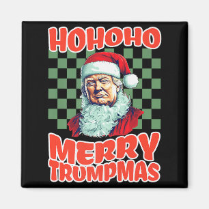 Imán Presidente Trump Navidad Ho Ho Ho Feliz Trumpmas