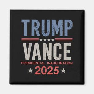 Imán Presidente Trump Vance Día de Inauguración 2025 EE