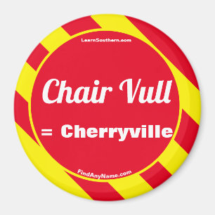 Imán Presidente Vull = Meno de Cherryville