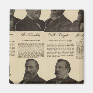 Imán Presidentes de Estados Unidos, autografías, biogr