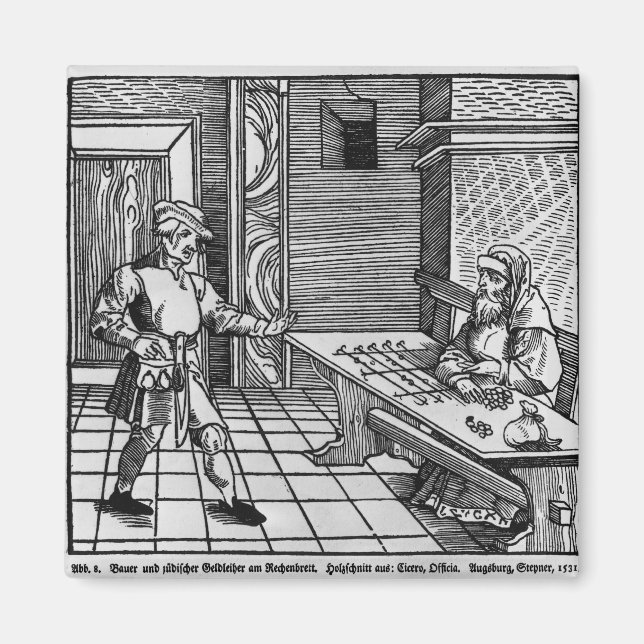 Imán Prestamista de dinero, 1531 (Frente)