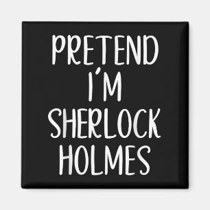 Imán Pretende que soy Sherlock Holmes Costume Halloween