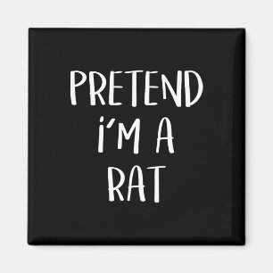 Imán Pretende que soy un Fiesta de disfraces de Rat Cos