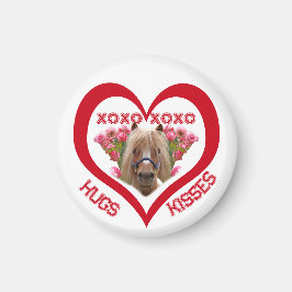 Imán Pretty Pony in Red Valentine's Day