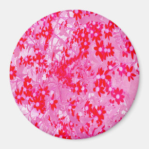 Imán Pretty Red Flowers