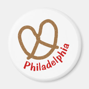 Imán Pretzel de Philadelphia