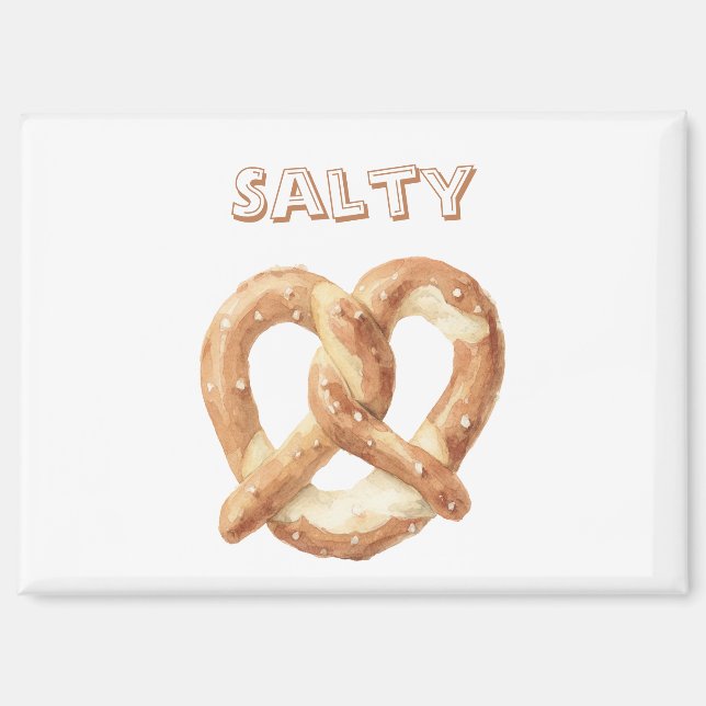 Imán Pretzel salado (Anverso)