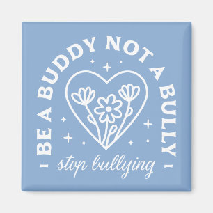 Imán Prevención anti acoso citas retro lindas