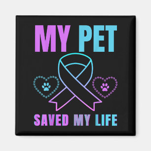 Imán Prevención de Apoyo Emocional Mi Mascota Salvó Mi 