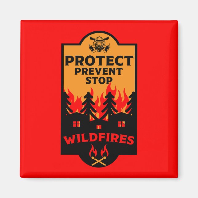 Imán Prevención de incendios forestales (Frente)