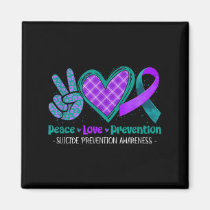 Imán Prevención de la conciencia del suicidio Paz Amor 