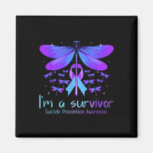 Imán Prevención del suicidio Conciencia Mariposa Sin Hi