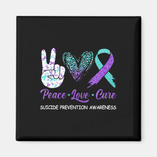 Imán Prevención del suicidio Conciencia Paz Cure Leopa