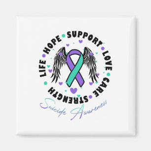 Imán Prevención suicida Esperanza Apoyo Amor Suicidio