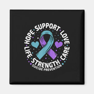 Imán Prevención suicida Esperanza Apoyo Amor Suicidio