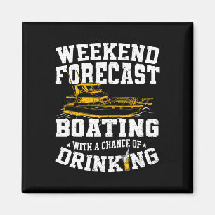 Imán Previsión De Fin De Semana Boating Con Una Oportun